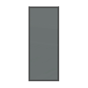 Душевая перегородка Grossman Style 200.K33.05.70.21.10 70х195 стекло тонированное профиль черный